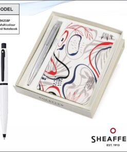 Sheaffer A6 Multi Colour Printed Notebook And Pen Combo