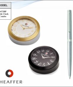 Sheaffer Table Clock  And Pen Combo