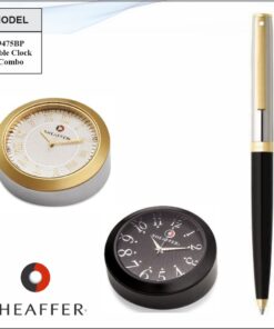 Sheaffer Table Clock  And Pen Combo