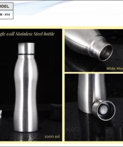SINGLE WALL STAINLESS STEEL BOTTLE - 1000 ML