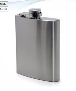 HIP FLASK SILVER-7 OZ