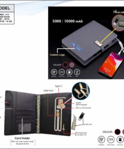 Powerbank Diary 10000 mAh with Pendrive 16 GB
