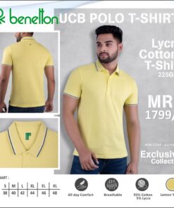 UCB Polo Tshirt - Lemon Yellow