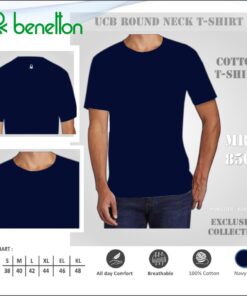 UCB Round Neck Tshirt - Navy Blue