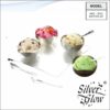 Tray And Bowl Set ( Silver Coated )