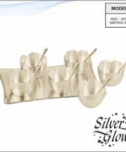 Tray And Bowl Set ( Silver Coated )