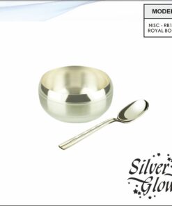 Royal Bowl Set ( Silver Coated )