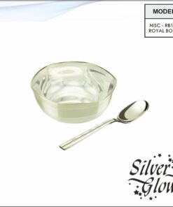 Royal Bowl Set ( Silver Coated )