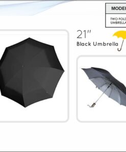 Two Fold Umbrella - 21 Inches