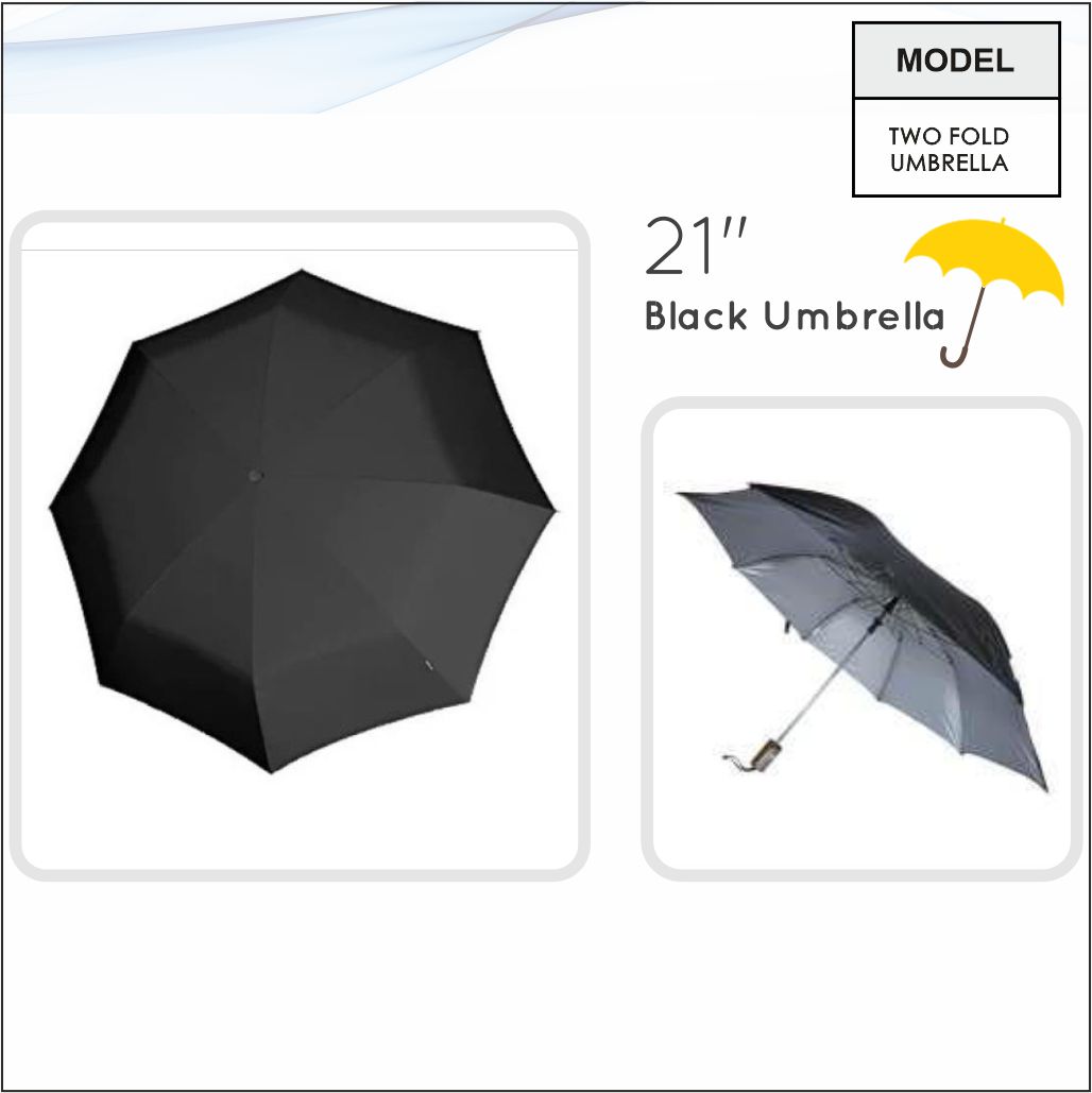 Two Fold Umbrella – 21 Inches – Newgenn India
