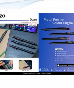 Fuzo Metal Pen With Colour Engrave