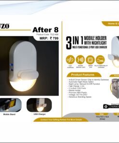 Fuzo 3 in 1 Mobile Holder with Night Light