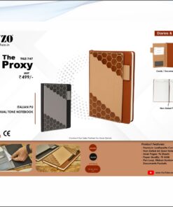 Fuzo Italian PU Dual Tone Notebook