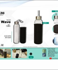 Fuzo Glass Bottle With Sleeve