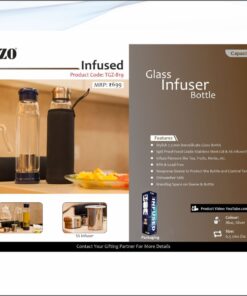 Fuzo Glass Infuser Bottle