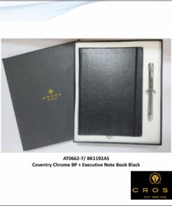 Cross Coventry Chrome BP + Executive Note Book Black