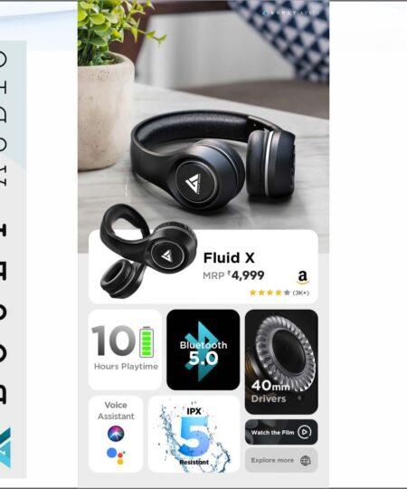 Boult Audio Over-ear-Headphone