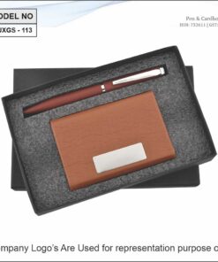 Gift Set - Pen And Visiting Card Holder