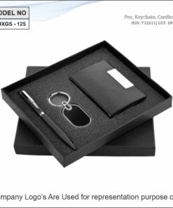 Gift Set - Pen, Keychain And Visiting Card Holder