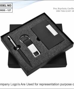 Gift Set - Pen, Keychain And Visiting Card Holder