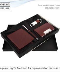 Gift Set - Pen, Keychain, Card Holder And Wallet