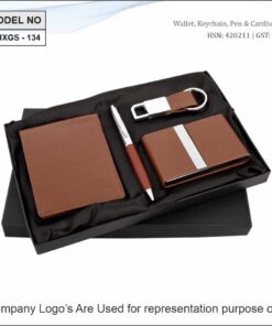 Gift Set - Pen, Keychain, Card Holder And Wallet