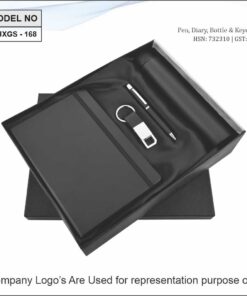 Gift Set - Pen, Diary, Bottle And Keychain