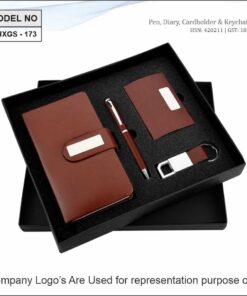 Gift Set - Pen, Keychain, Card Holder And Diary