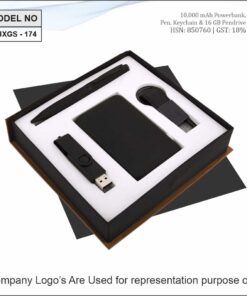 Gift Set - Pen, Keychain, Powerbank And Pendrive