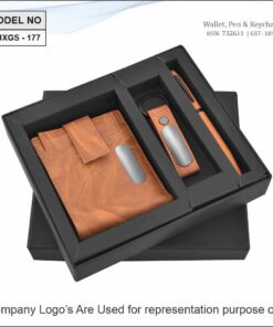Gift Set - Wallet, Keychain And Pen