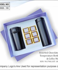 Gift Set - Chocolates, Coffee Mug And Temperature Flask