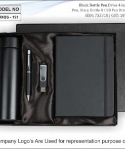 Gift Set - Pen, Diary, Temperature Flask And Pendrive