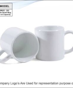 Small Ceramic Mug - White - 200 ml
