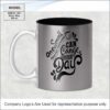 Ceramic Mug - Silver - 300 ml