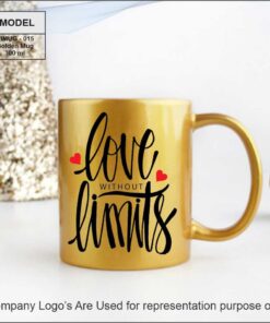 Ceramic Mug - Golden - 300 ml