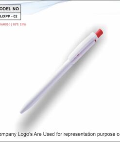 Plastic Pen White And Red