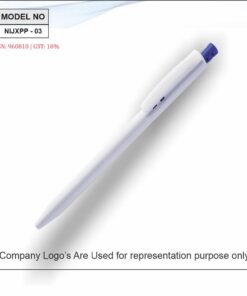 Plastic Pen White And Blue