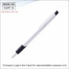 Palstic Pen balck And White with Gripper