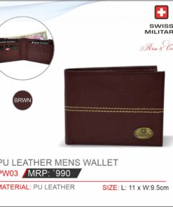 Swiss Military PU Leather Mens Wallet