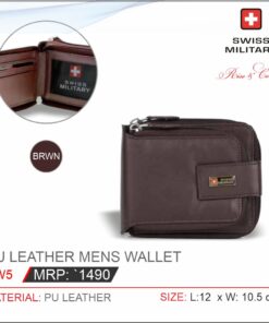Swiss Military PU Leather Mens Wallet