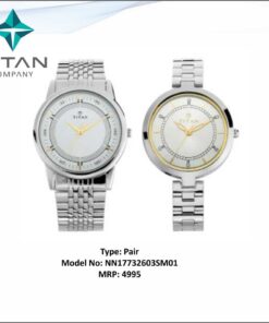 Titan Bandhan Wrist Watch For Couples
