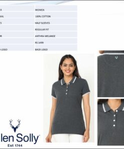 Allen Solly Women Regular Fit - Anthra Melange