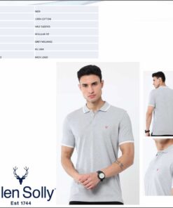 Allen Solly Men Regular Fit - Grey Melange