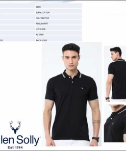 Allen Solly Men Regular Fit - Jet Black