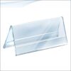 Acrylic Name Holder 2mm ID 4 INCH V 4X2