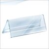 Acrylic Name Holder 2mm ID 6 INCH V 6X2