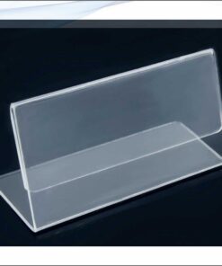 Acrylic Name Holder 2mm ID 4 INCH L 4X2
