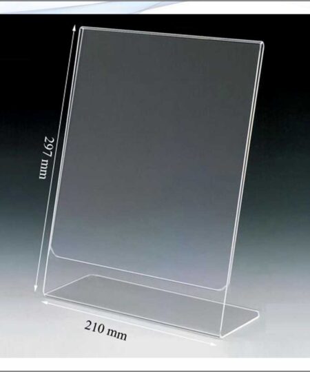 Acrylic Paper Stand 3mm L A4  Pictur Holder