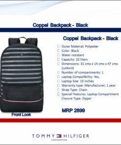 Tommy Hilfiger Coppel Backpack - Black
