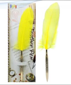 Feather Ball Pen Gold Colour Body Design